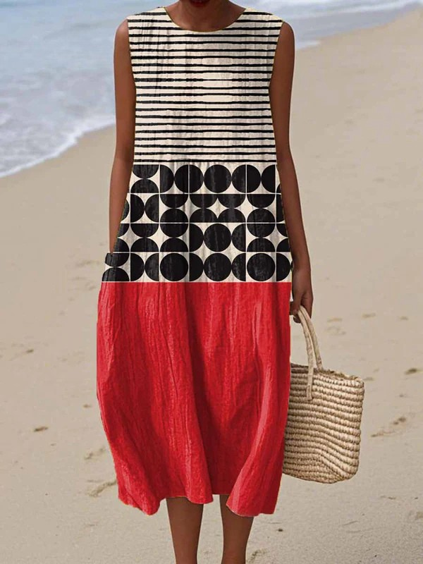 Violet™ Colourblock Midi Dress