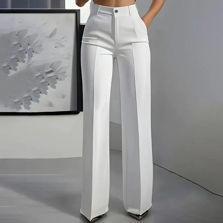 Eddi | Chic high-waisted trousers with a straight and elegant cut