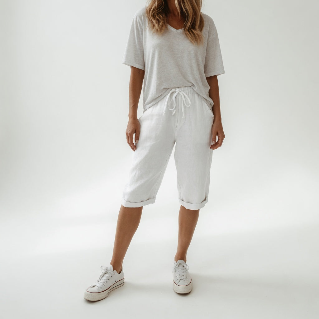 Fernande™ — Bermuda 100% Cotton Casual Summer Style