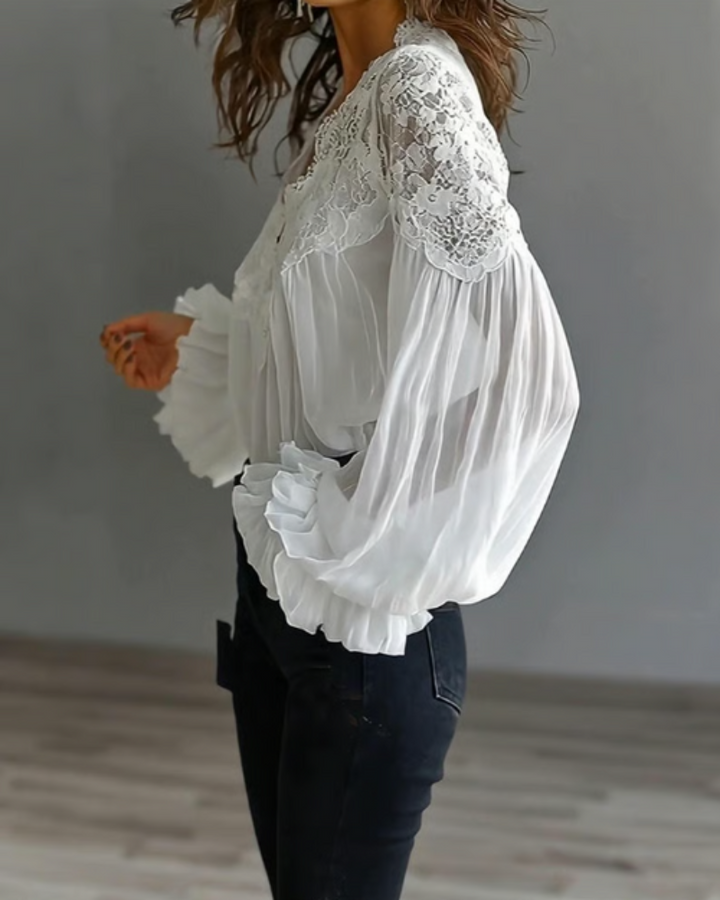 Celeste™ | Romantic Lace Blouse