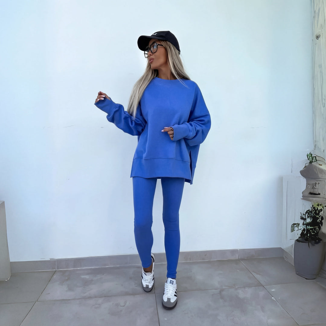 YACHI™ | Casual Long Sleeve Sweatshirt and Pants Set