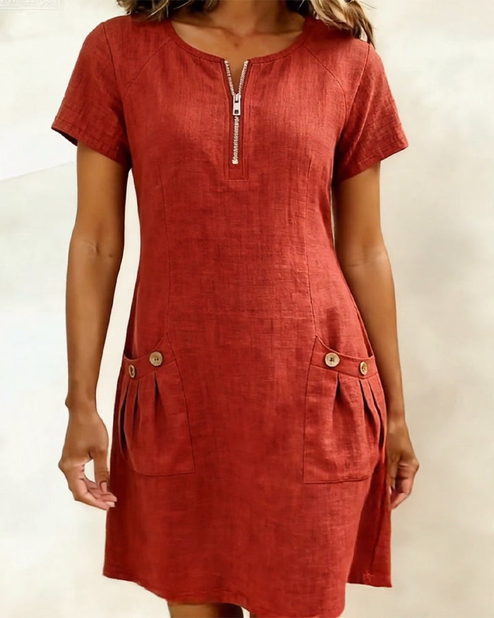 Van Elst Mode® | Dress with Zip Pocket