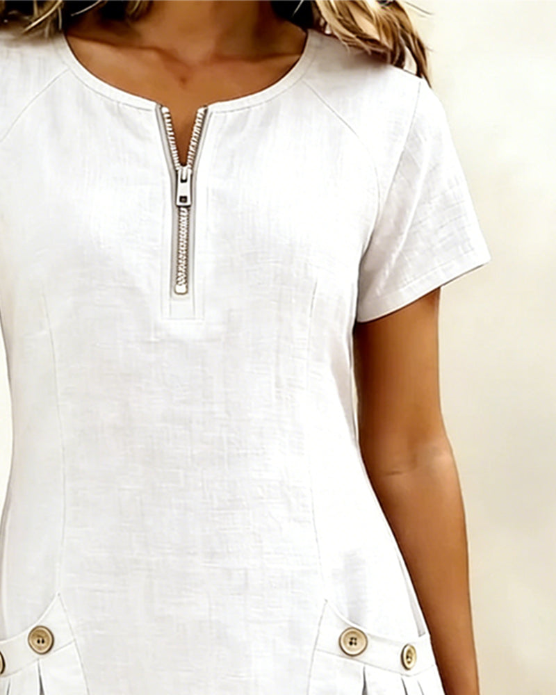Van Elst Mode® | Dress with Zip Pocket