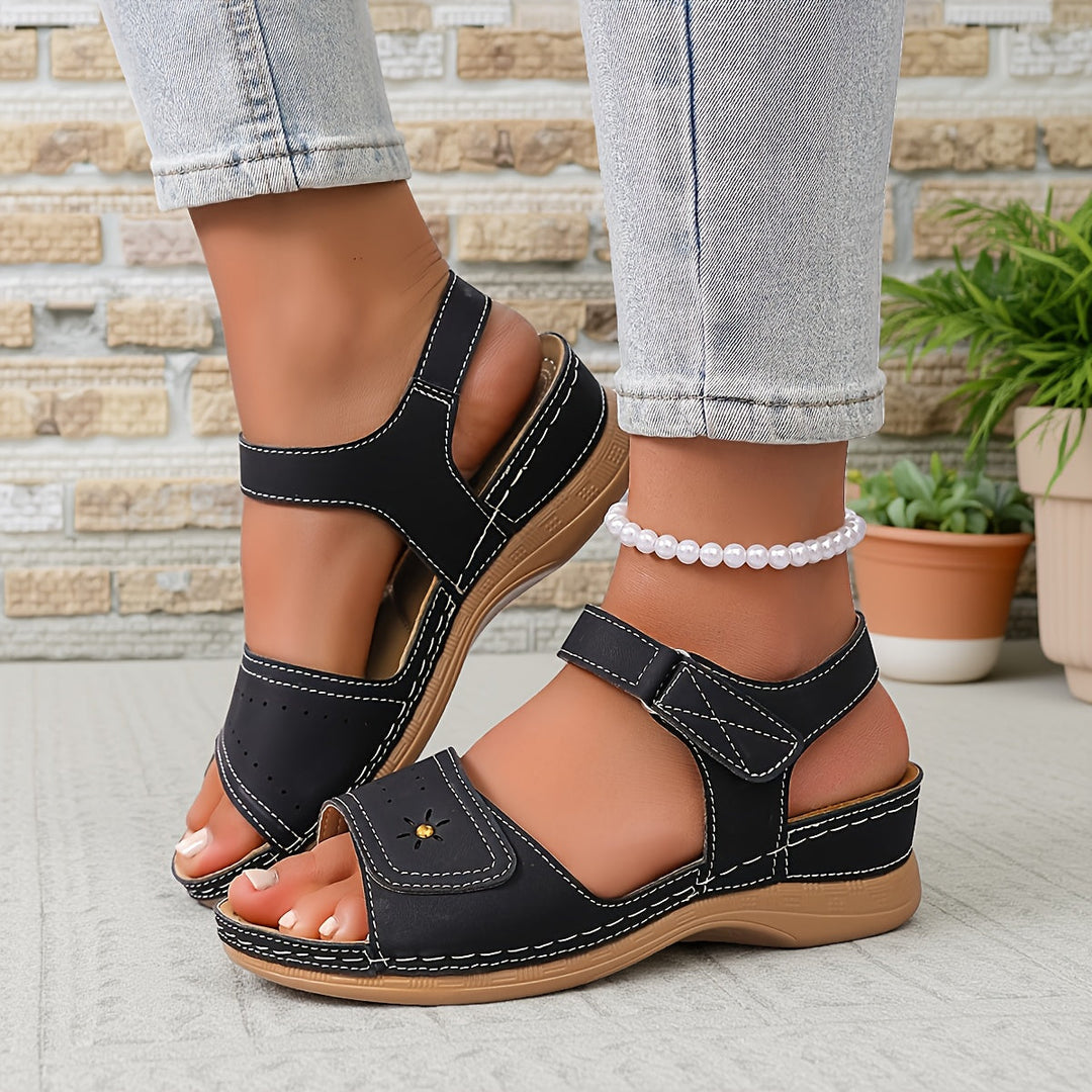 Liana - Lightweight Summer Sandal with Velcro Fastening
