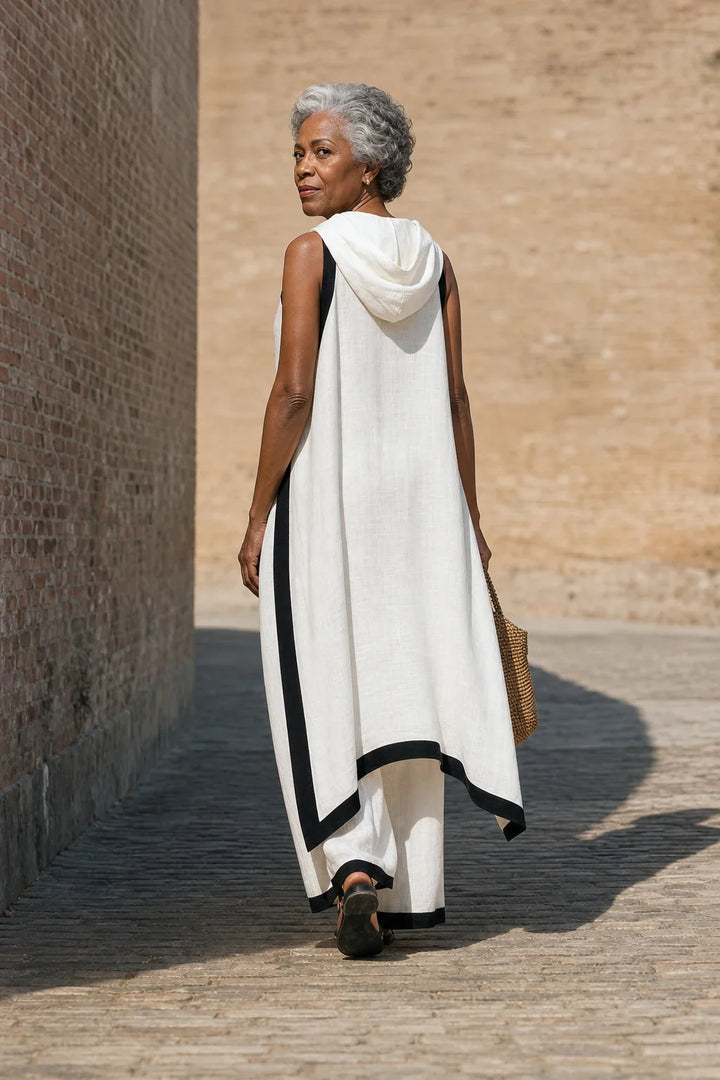 Leonora | Breathable Linen Look Set