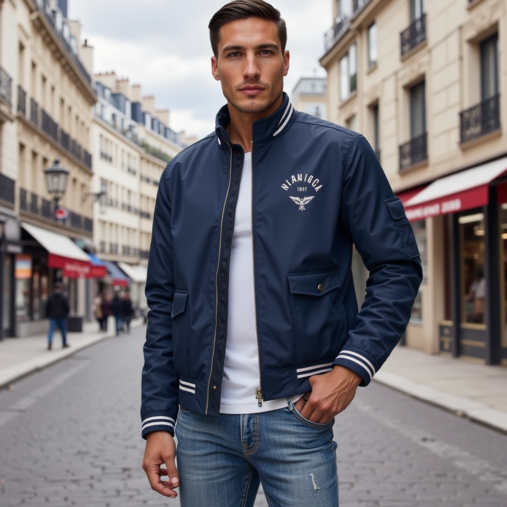 LAURENT MONACO | LUXURY SUMMER/TRANSITION JACKET FOR MEN