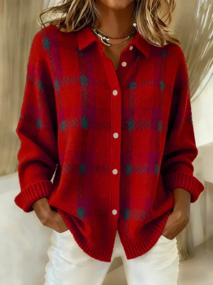 Thandi Vintage Check Sweater