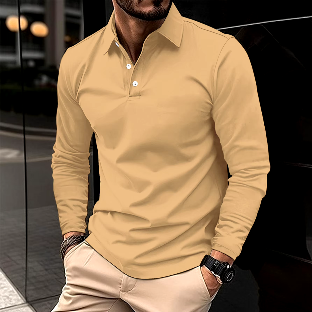 Alex™ | Casual Long-Sleeved Polo