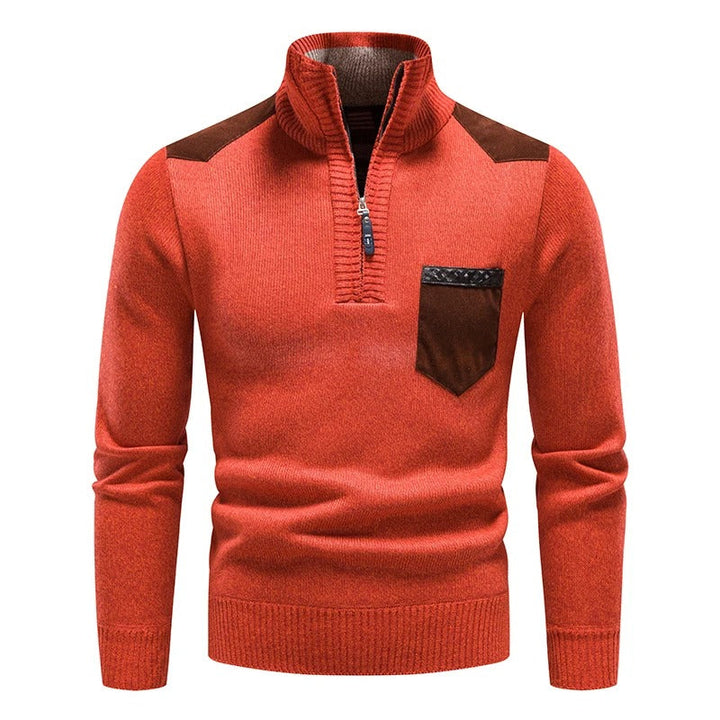 Tom Hollinger | Classic knitting sweater with zip