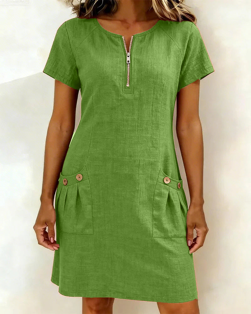 Van Elst Mode® | Dress with Zip Pocket