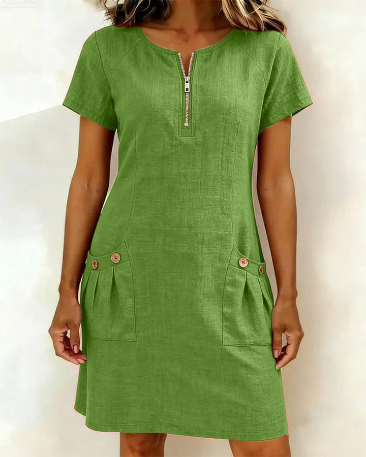Van Elst Mode® | Dress with Zip Pocket