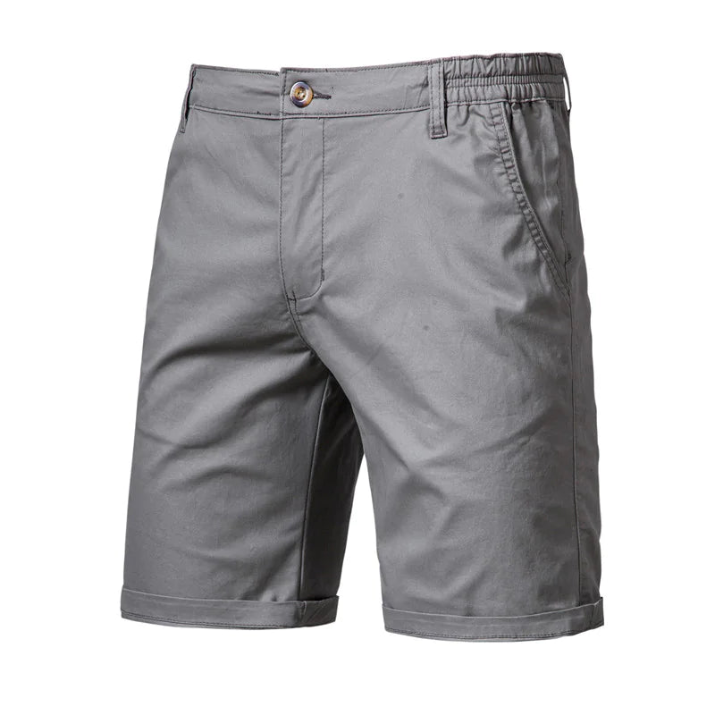 GolfThing Tailored Shorts - Golf Shorts Slim Fit Light Grey