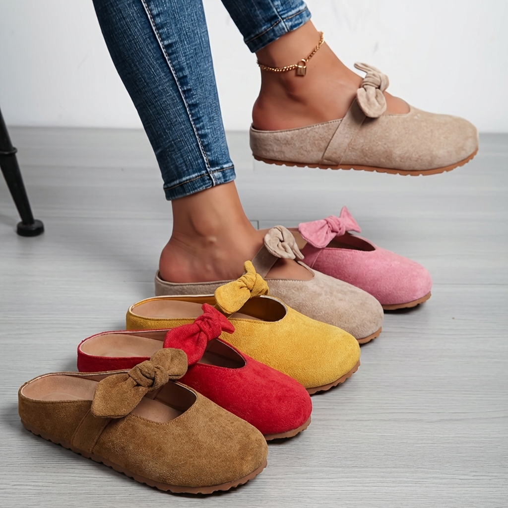 Minaya | Bow Strap Mule Clogs