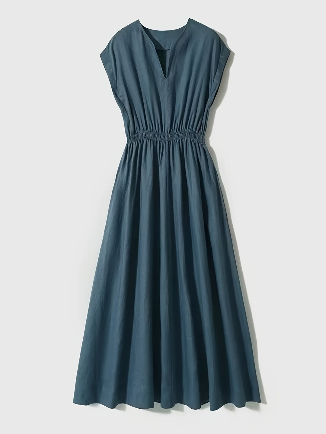 Lina — Elegant and Fluid Linen Blend Dress