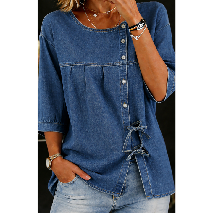 Lily Loose Denim Blouse | Vintage