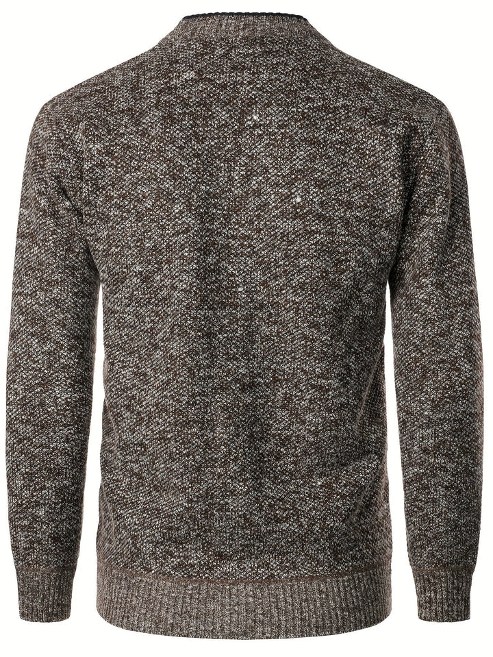 Men's Knitted Cardigan with Buttons