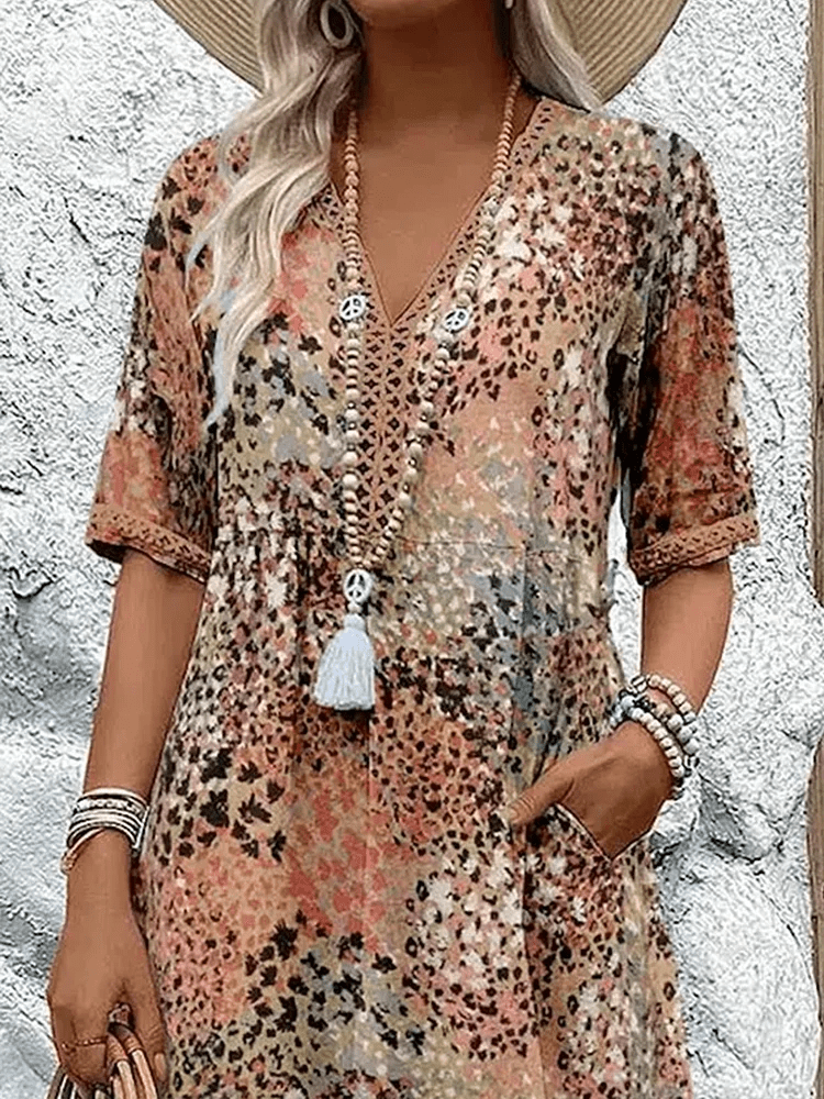 Rosalyn | Floral Midi Summer Dress