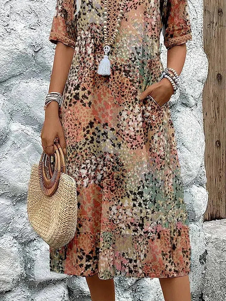 Zara | Vibrant Midi Dress