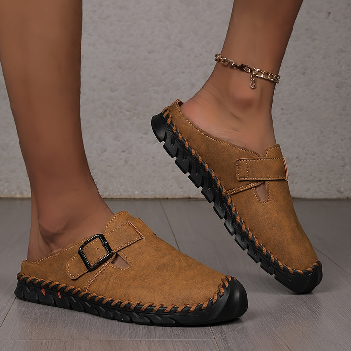 Marly - Comfort Slip-On Sandal with Buckle