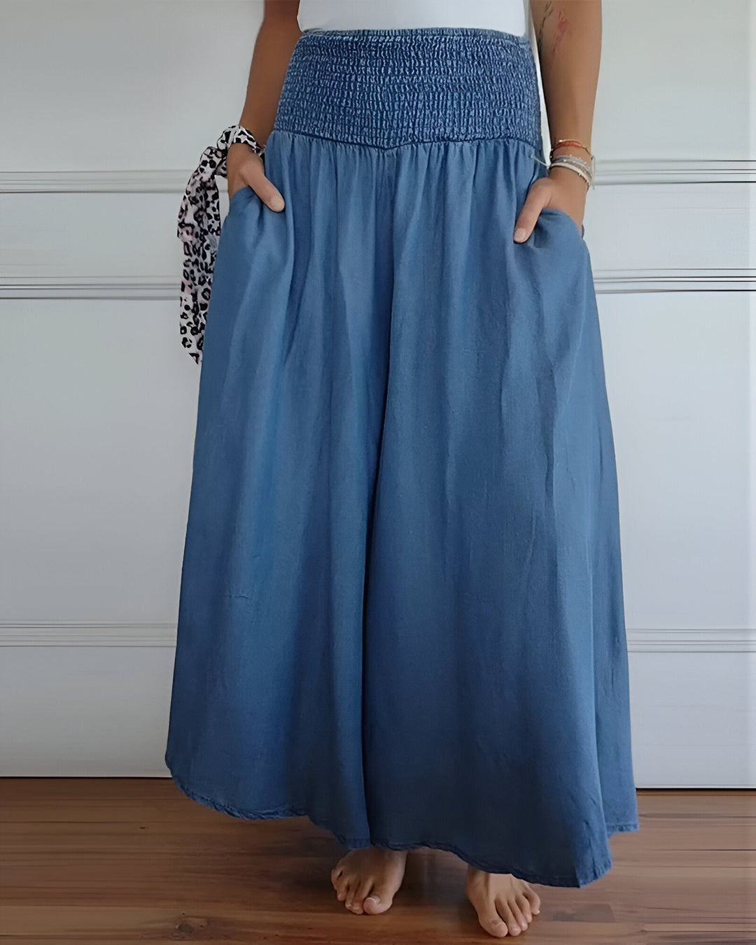 Janie | Flowing Skirt Trousers