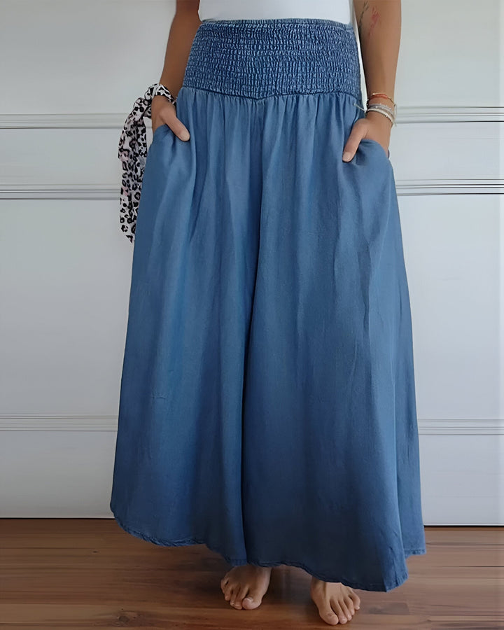 Janie | Flowing Skirt Trousers