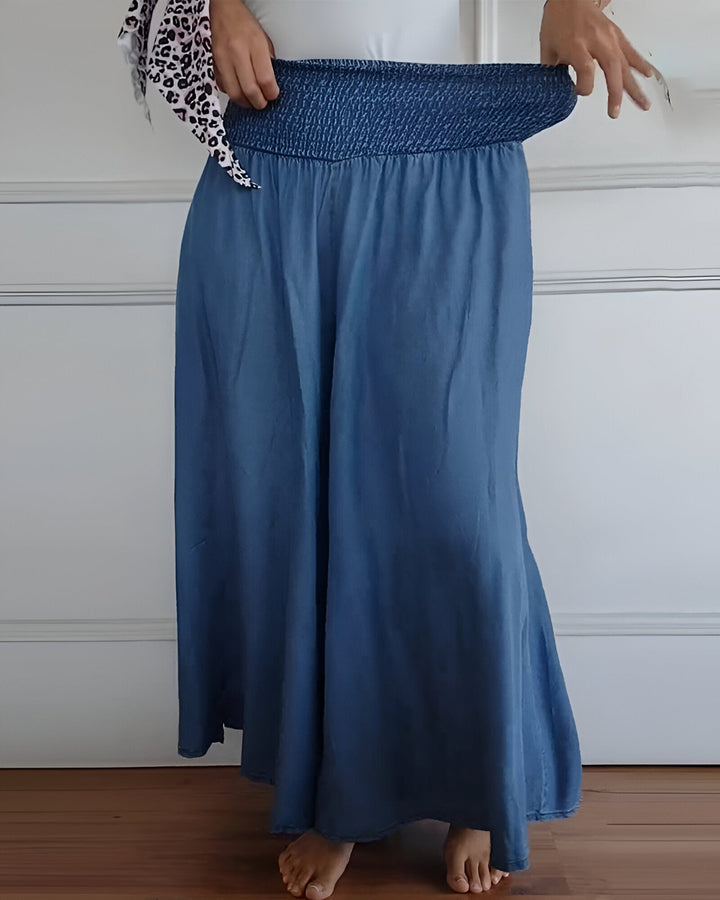 Janie | Flowing Skirt Trousers