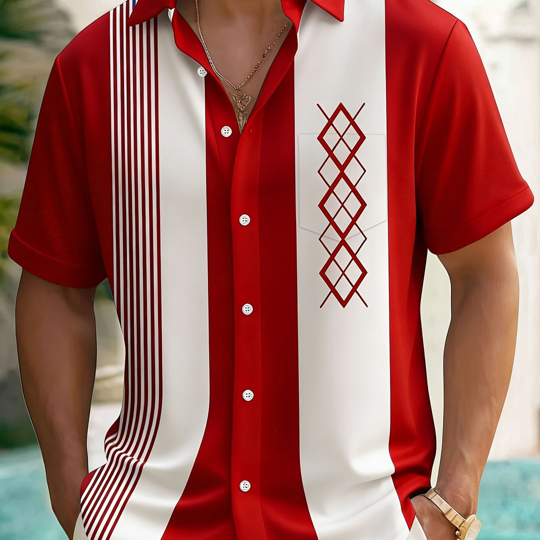 Holt | Men's Retro Bowling Short Sleeve Shirt
