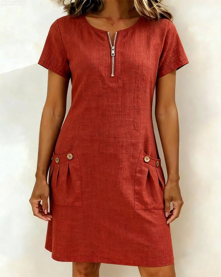 Van Elst Mode® | Dress with Zip Pocket