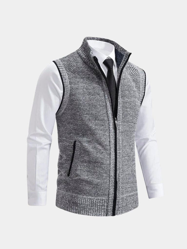 Khaya Knit Gilet” — Smart, Sharp & Effortlessly Cool