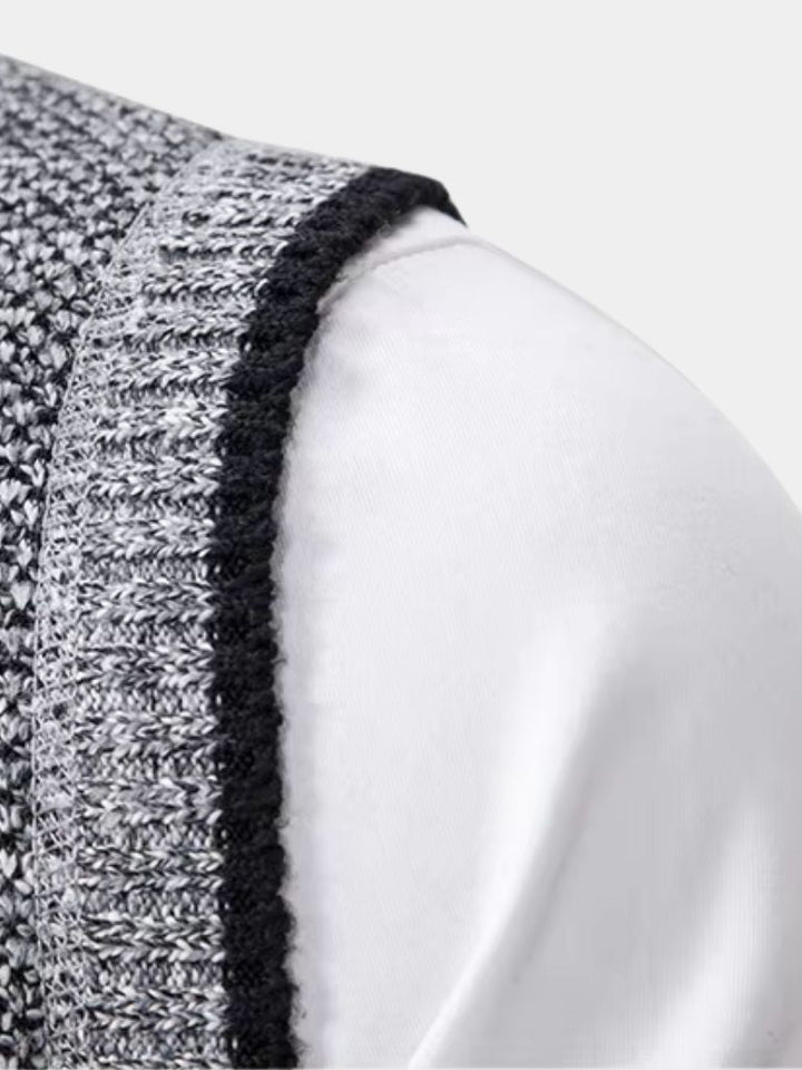 Khaya Knit Gilet” — Smart, Sharp & Effortlessly Cool