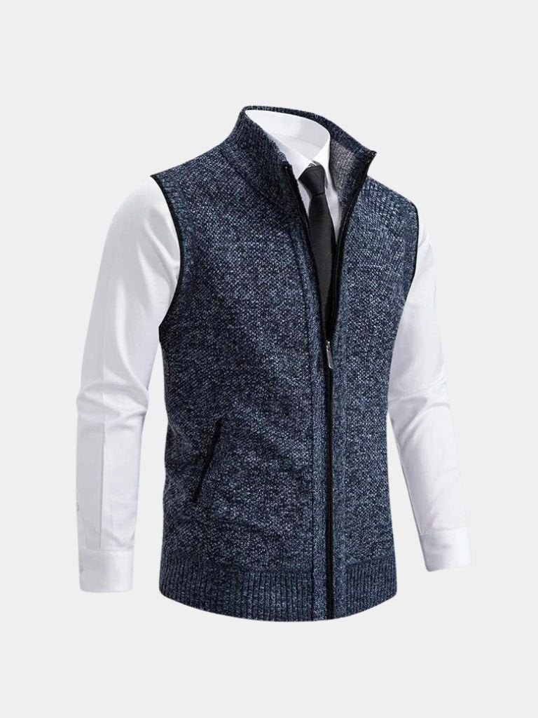 Khaya Knit Gilet” — Smart, Sharp & Effortlessly Cool