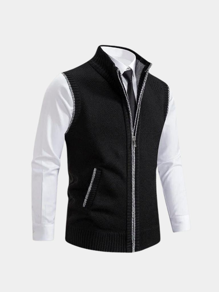 Khaya Knit Gilet” — Smart, Sharp & Effortlessly Cool