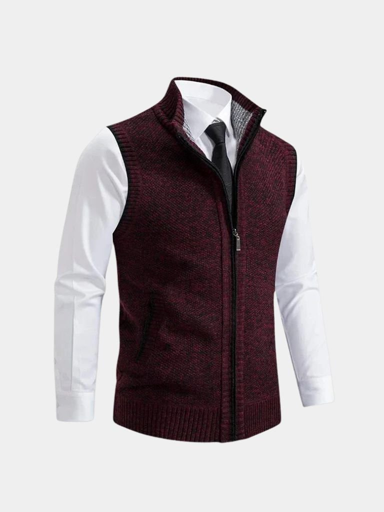 Khaya Knit Gilet” — Smart, Sharp & Effortlessly Cool