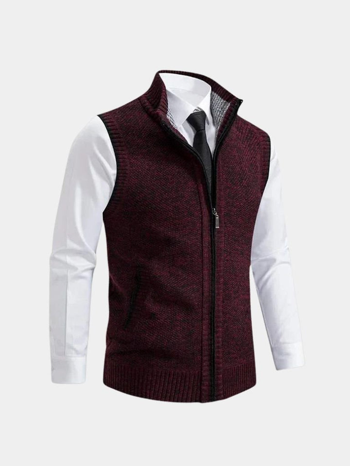 Khaya Knit Gilet” — Smart, Sharp & Effortlessly Cool