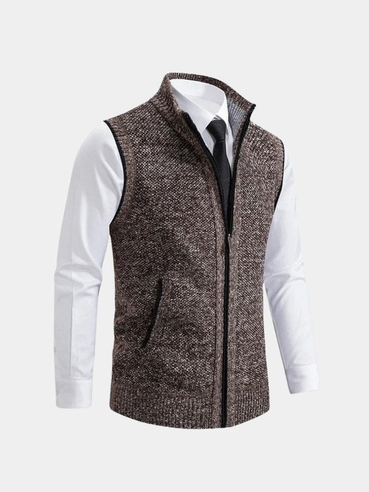 Khaya Knit Gilet” — Smart, Sharp & Effortlessly Cool