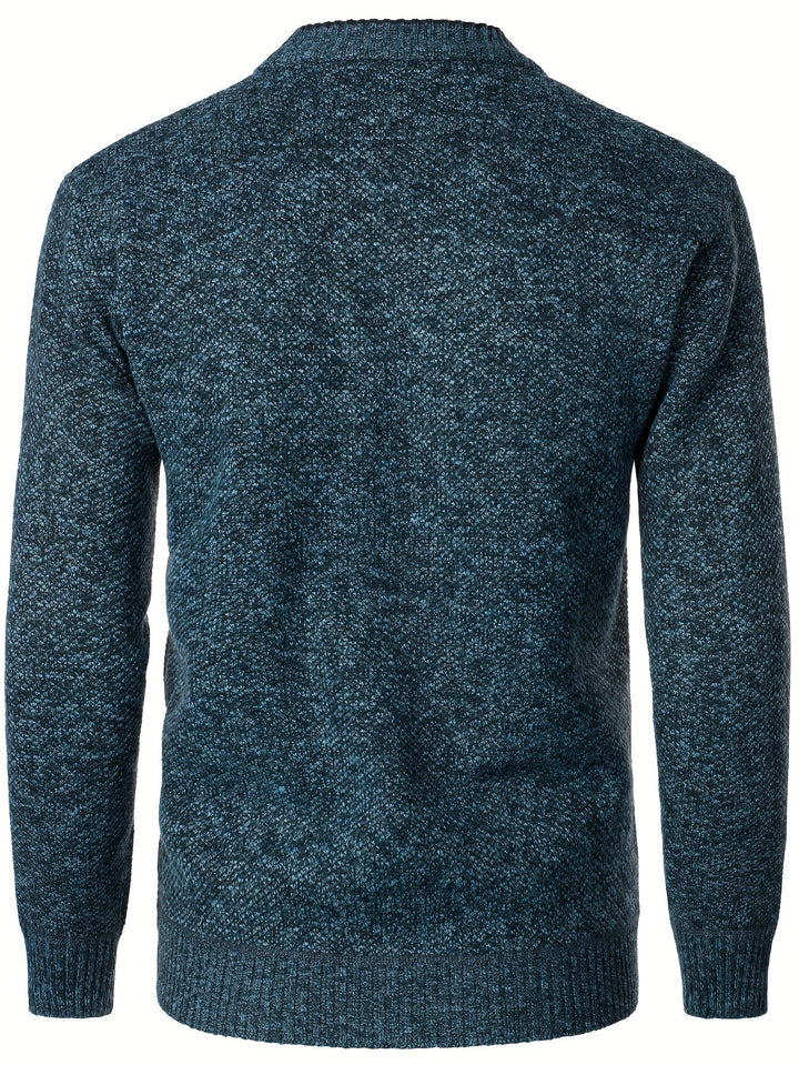 Men's Knitted Cardigan with Buttons