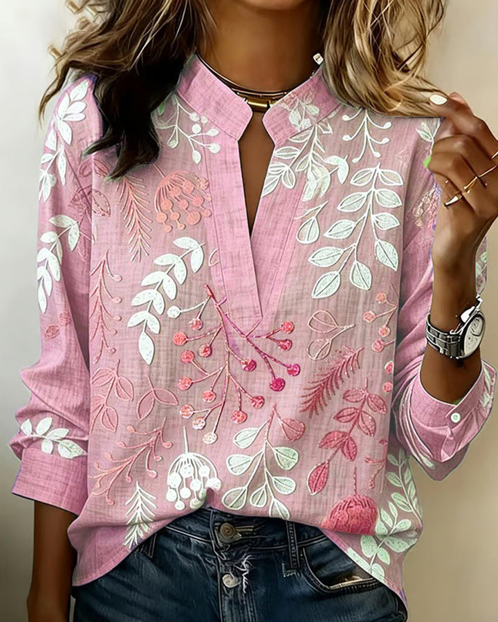 Liliane™ | Botanical Print Blouse