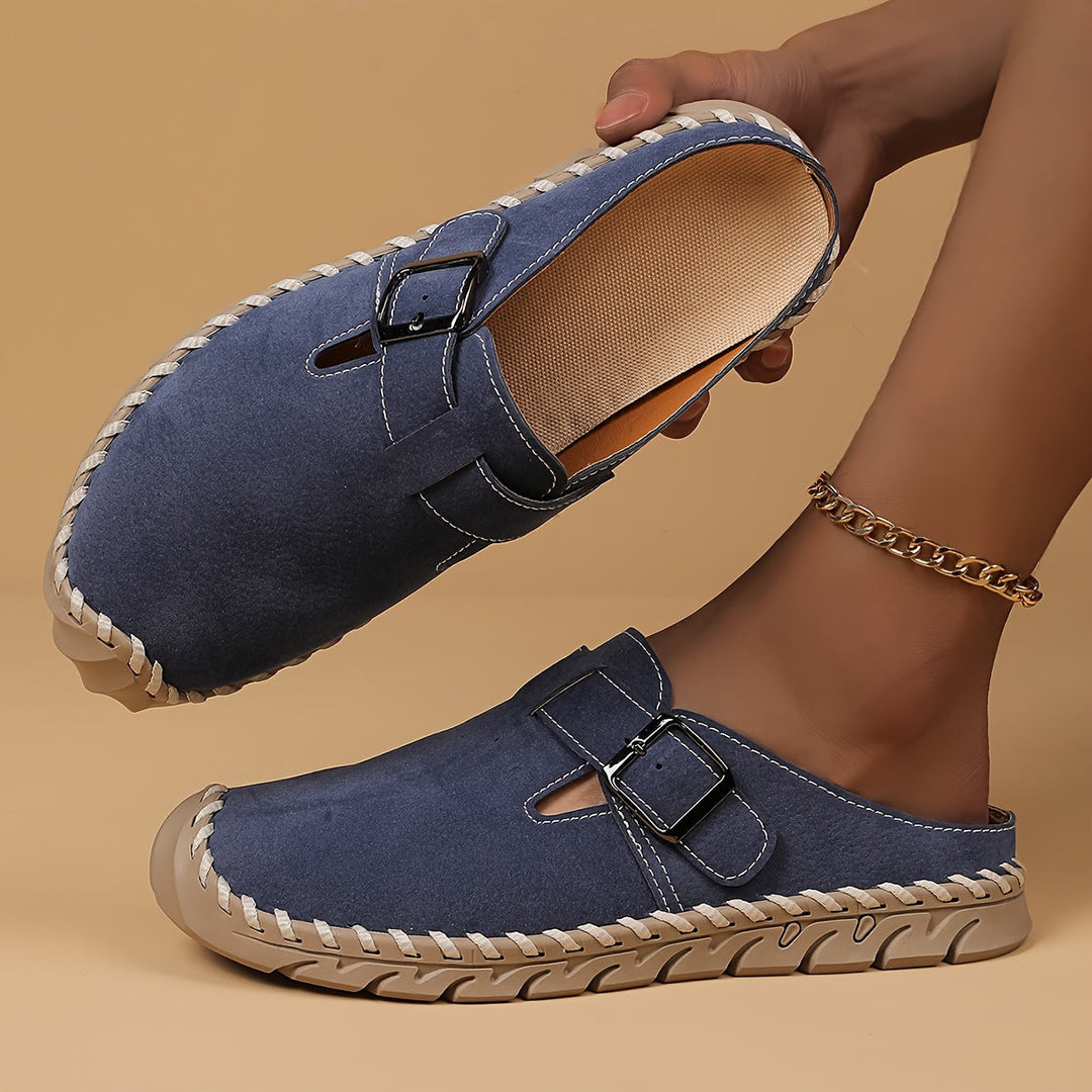 Marly - Comfort Slip-On Sandal with Buckle