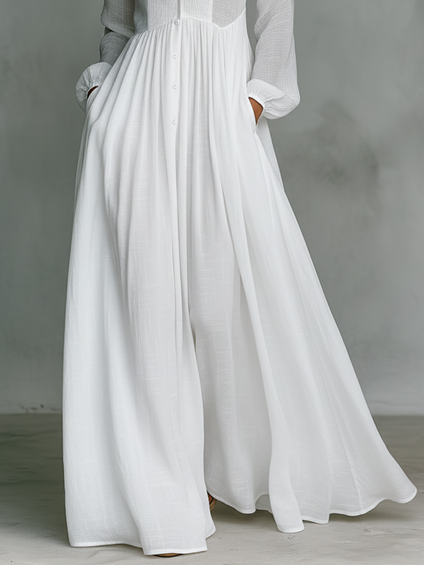 Élisa™ — Refined Minimalist Maxi Dress
