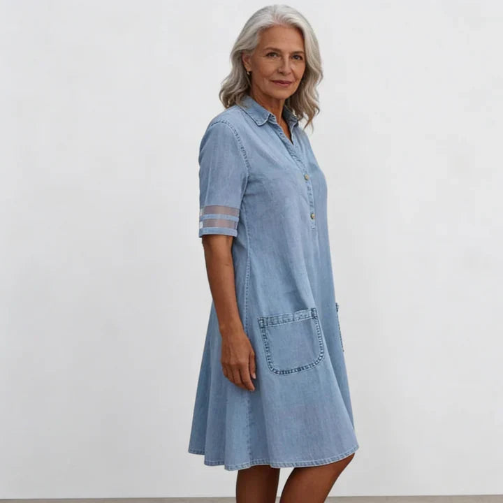Brittany | Figure-hugging Denim Dress