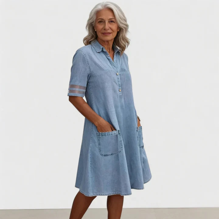 Brittany | Figure-hugging Denim Dress