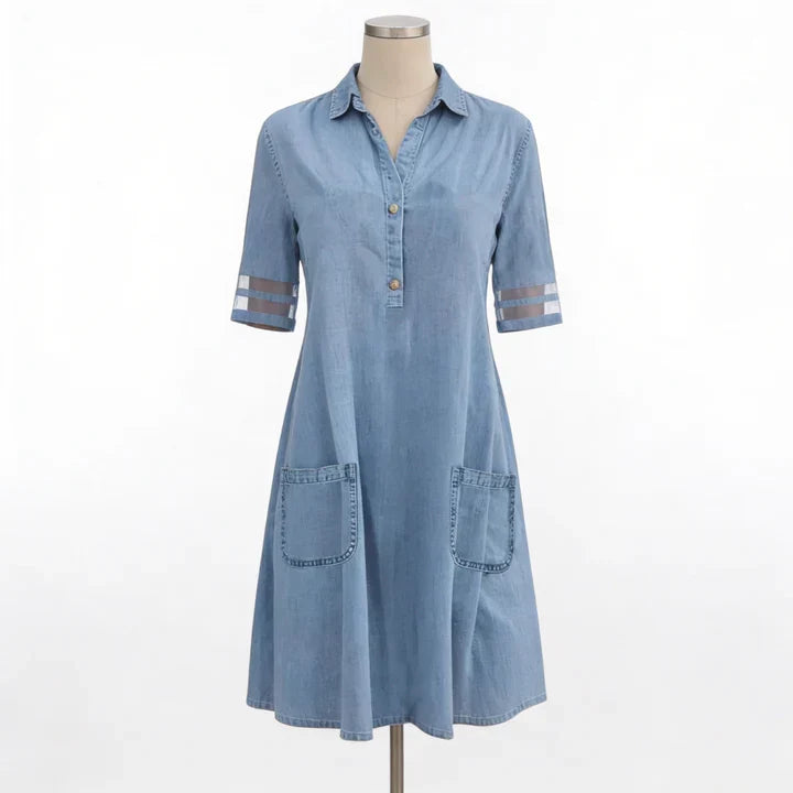 Brittany | Figure-hugging Denim Dress