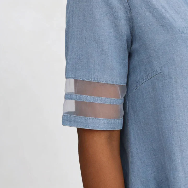 Brittany | Figure-hugging Denim Dress