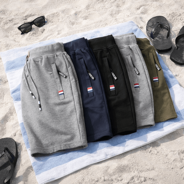 Finn | Cotton Shorts with Zip Pockets