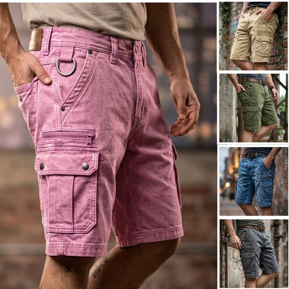 Pieter | Functional Denim Cargo Shorts