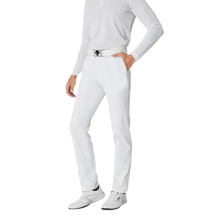 GolfThing Slim Fit Golf Trousers- Breathable Quick-Dry - Grey