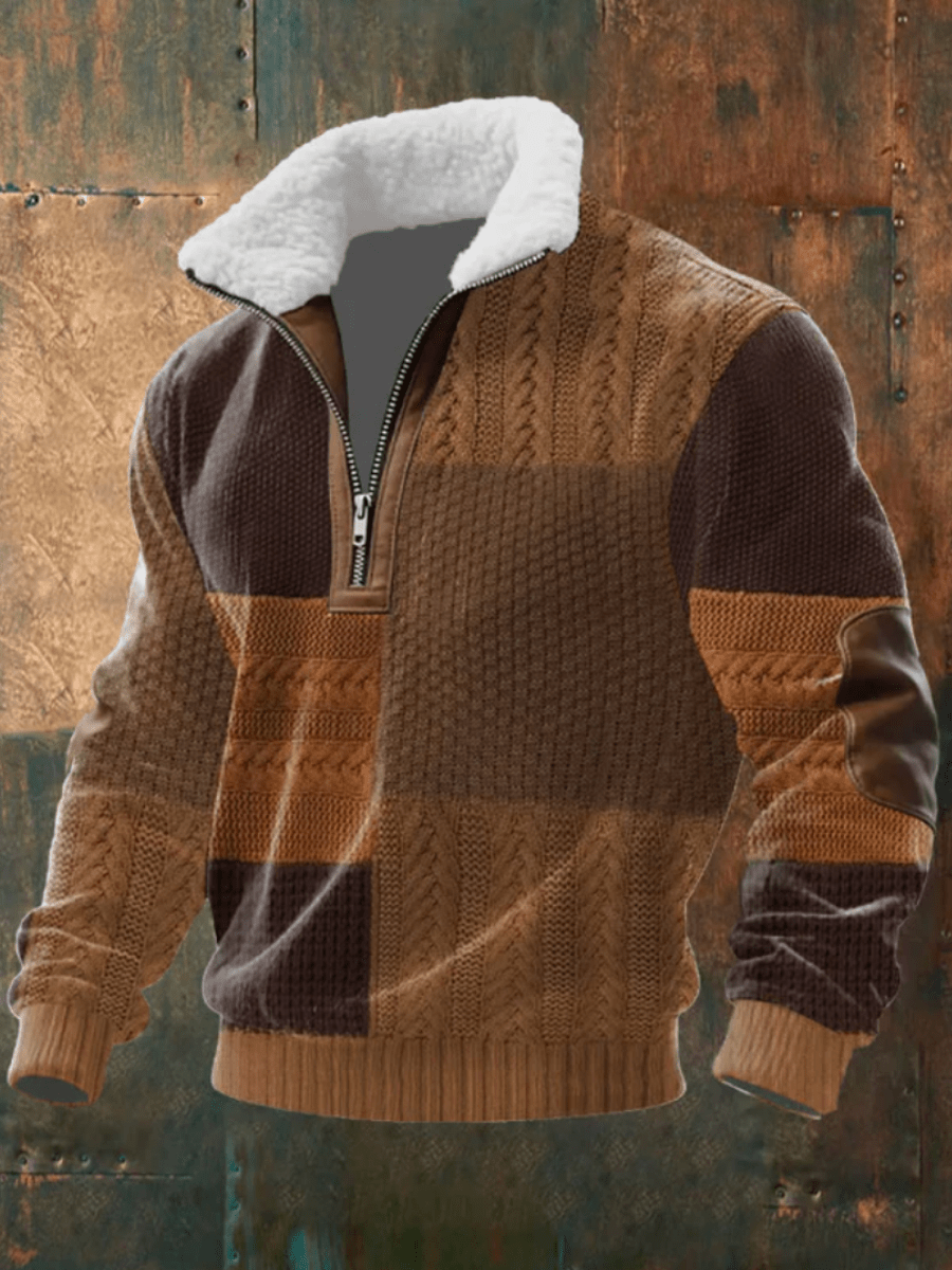 David - Fleece Collar Sweater