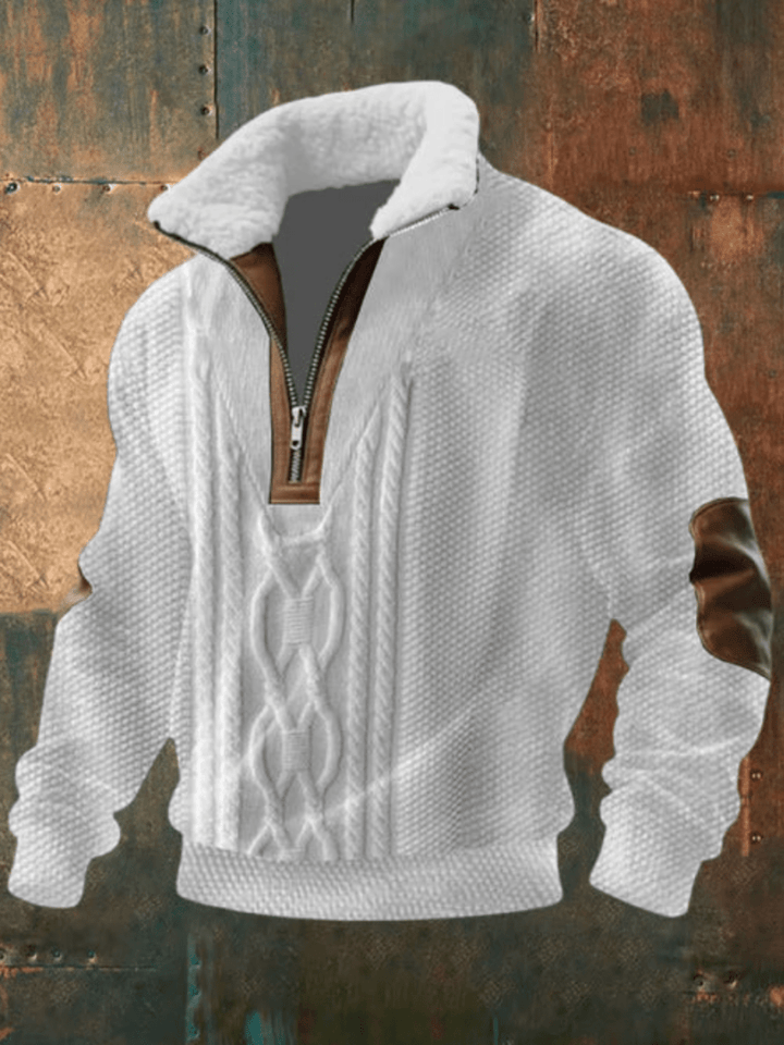 David - Fleece Collar Sweater