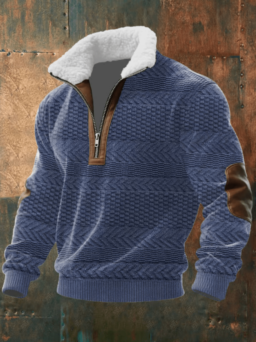 David - Fleece Collar Sweater