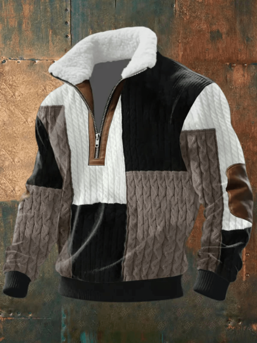 David - Fleece Collar Sweater